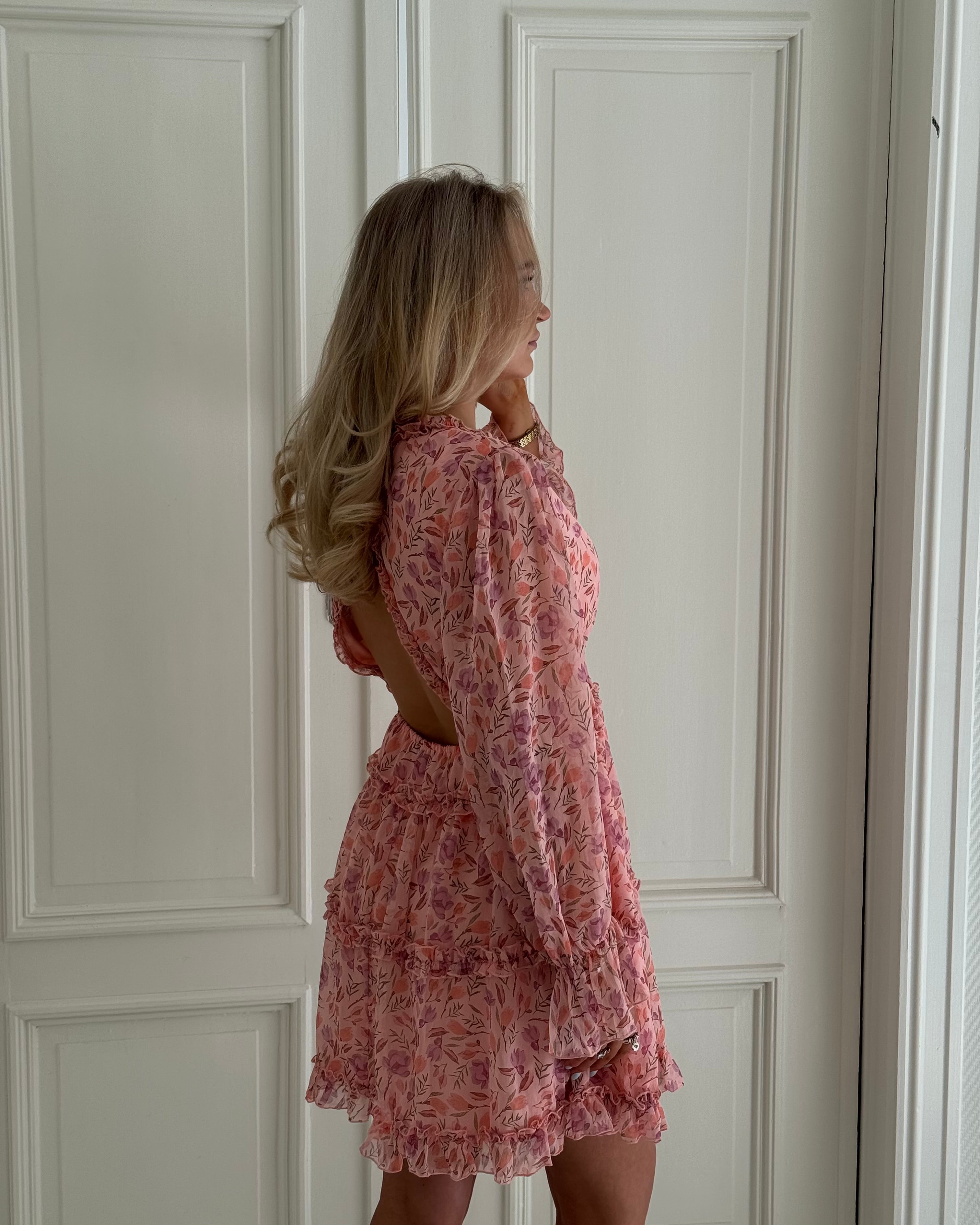 VIJASMINE Short Dress - Sea Pink